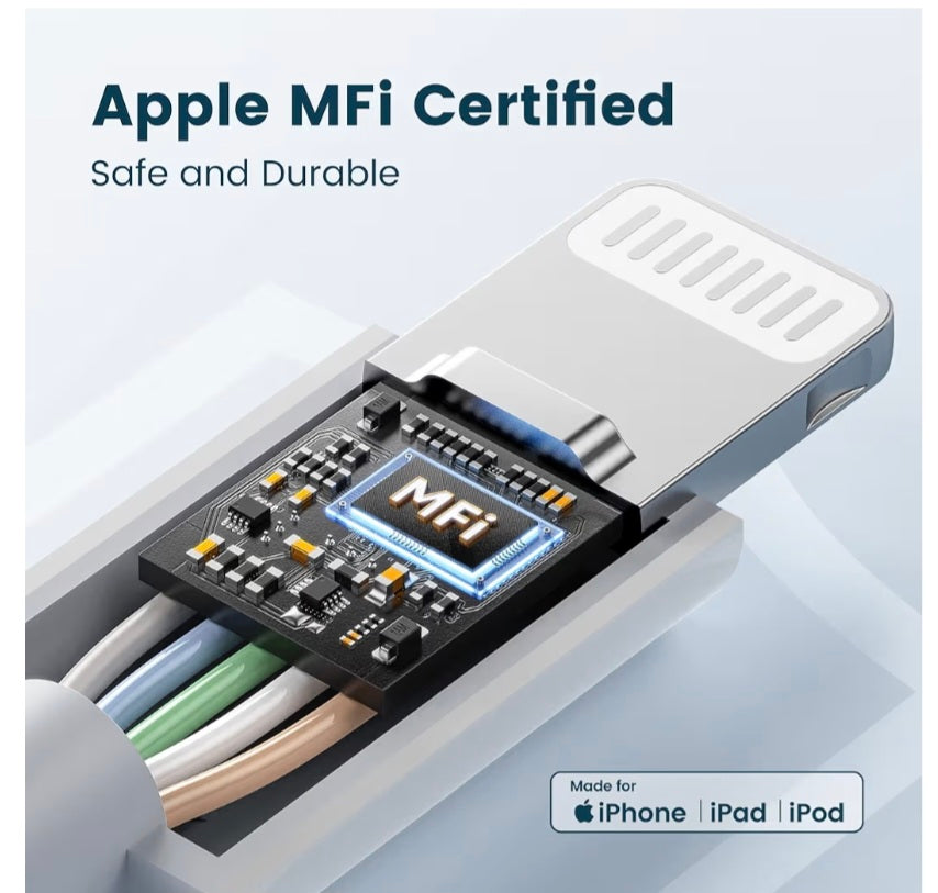 Cable usb lightning